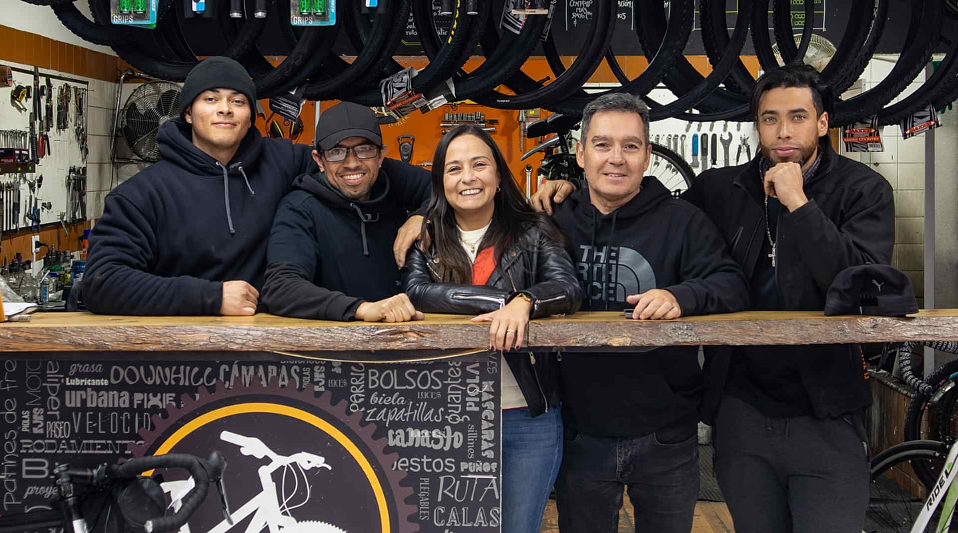 Elquipo de El Taller de Bicicletas